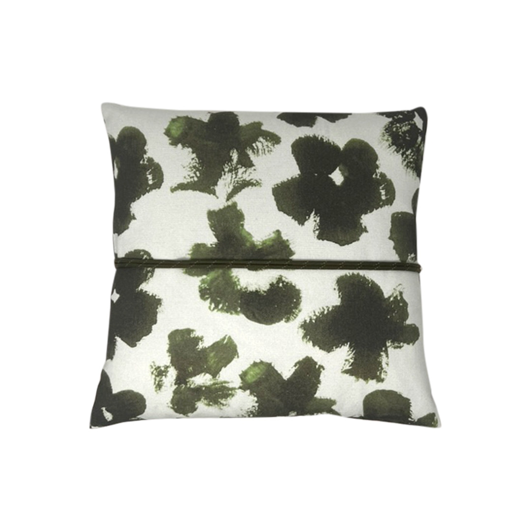 cushion made of cotton with flower print
