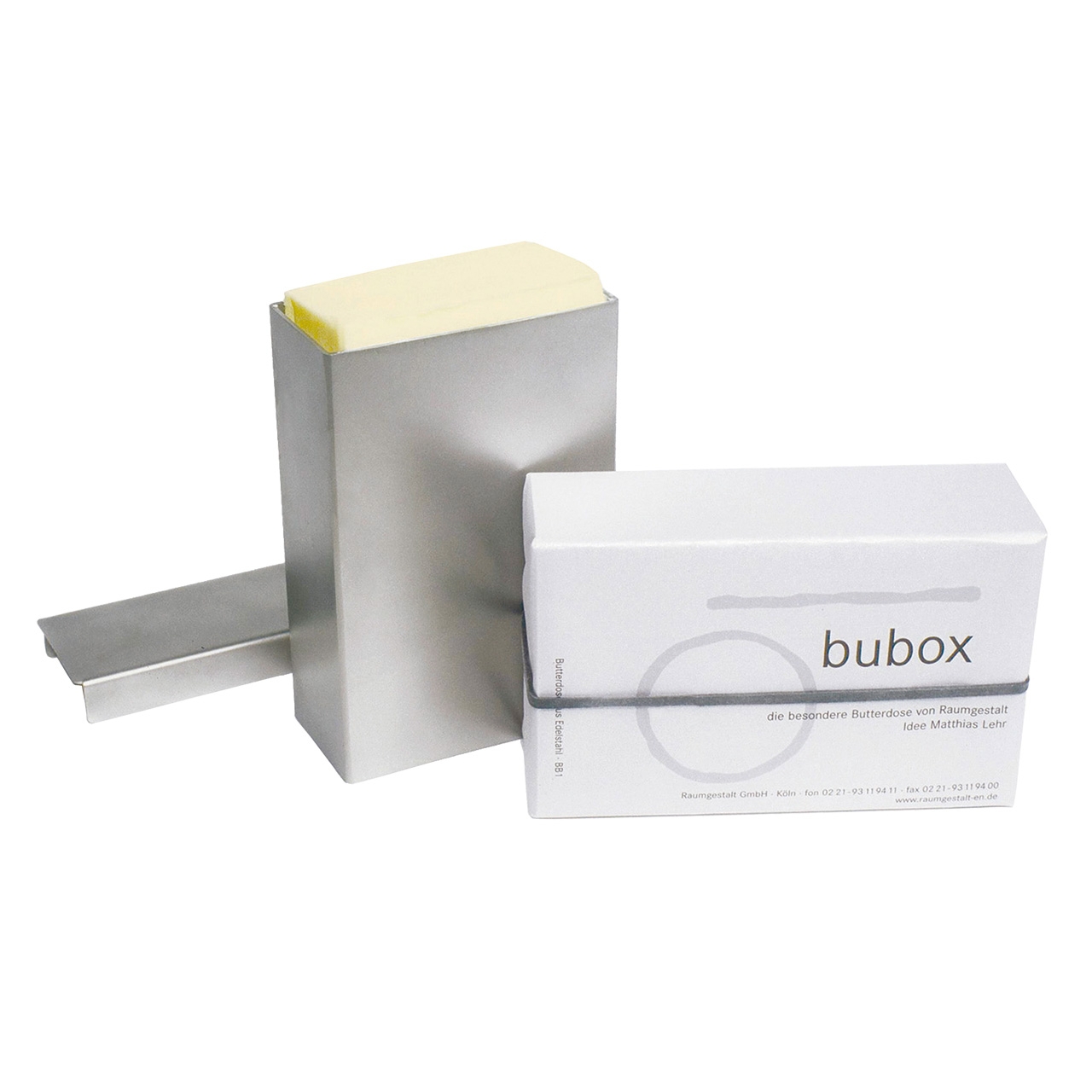 Bubox – butter box made of stainless steel